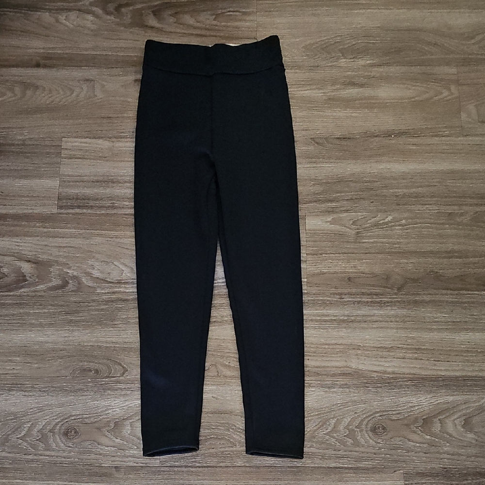 Womens Fleece Lined NAVY Leggings